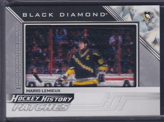 MARIO LEMIEUX - 2024 Black Diamond Hockey History Patches #HHP-ML