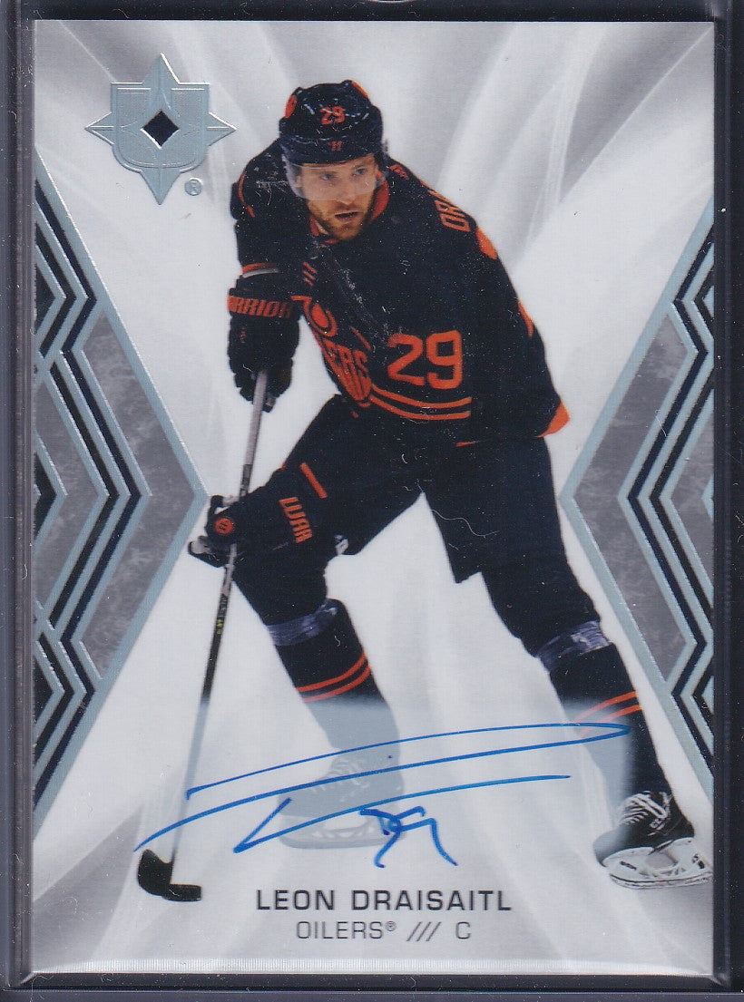 LEON DRAISAITL - 2021 Upper Deck Ultimate Auto #1