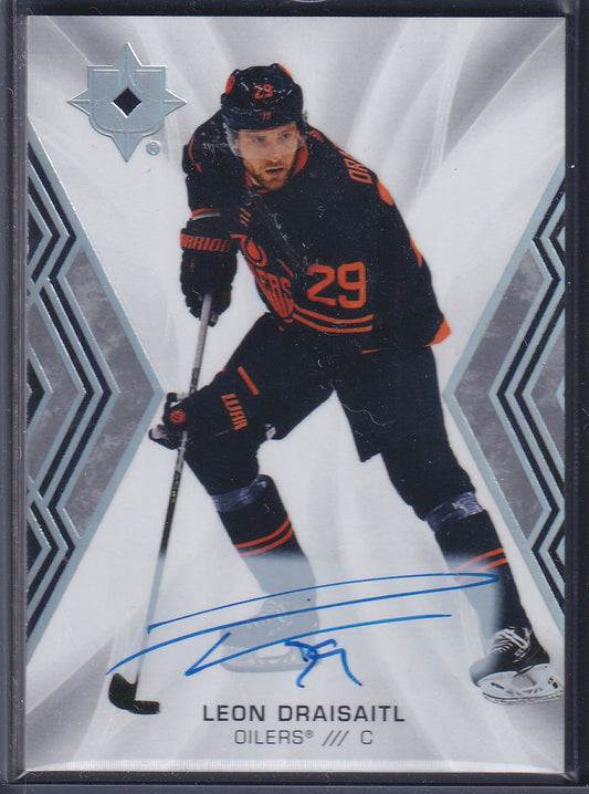 LEON DRAISAITL - 2021 Upper Deck Ultimate Auto #1