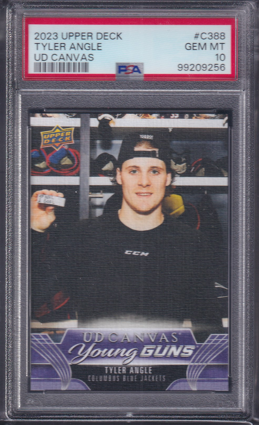 TYLER ANGLE - 2023 Upper Deck Young Guns Canvas #C388, PSA 10