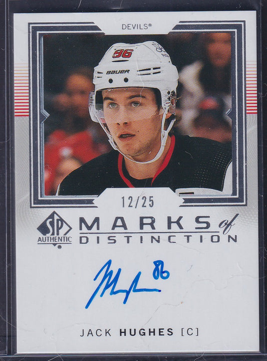 JACK HUGHES - 2024 SP Authentic Marks of Distinctions Auto #MD-JH, /25