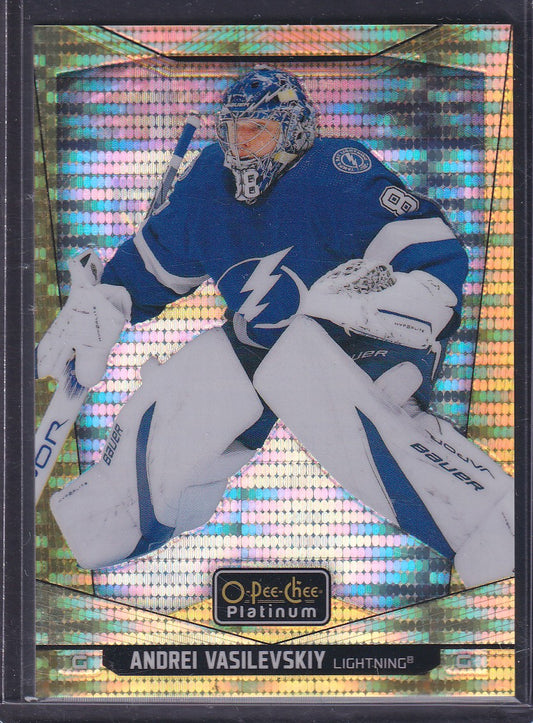 ANDREI VASILEVSKIY - 2024 O-Pee-Chee Platinum SEISMIC GOLD #27, /50