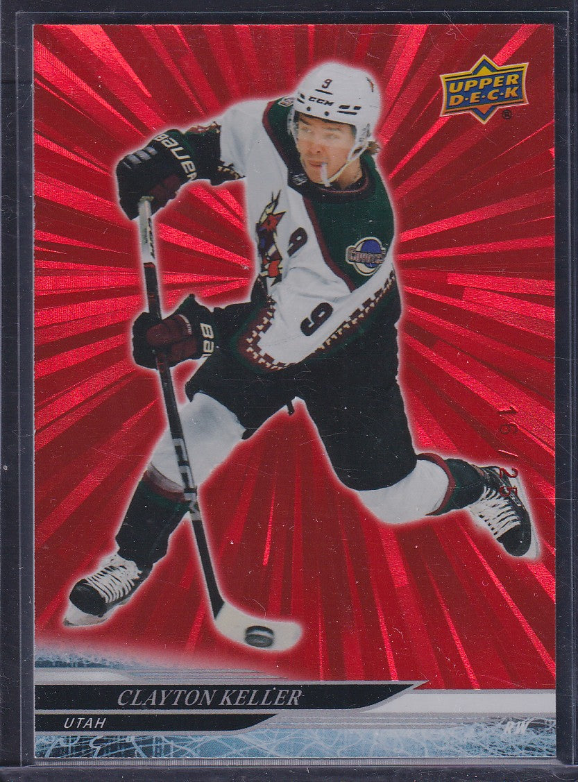 CLAYTON KELLER - 2024 Upper Deck Series 1 RED OUTBURST #8, /25