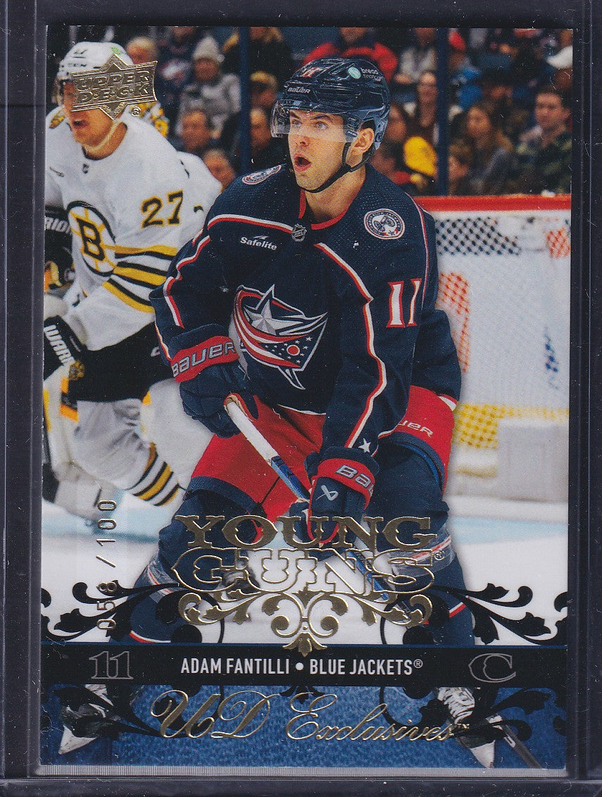 ADAM FANTILLI - 2023 Upper Deck Young Guns Retro EXCLUSIVES #T-49, /100