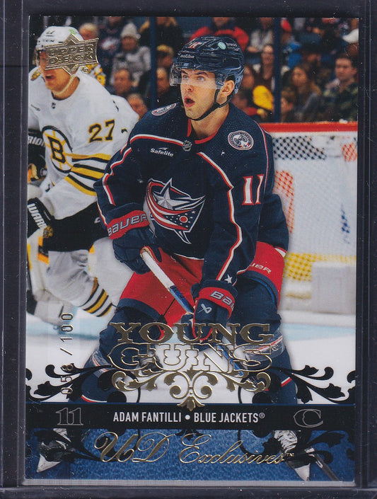 ADAM FANTILLI - 2023 Upper Deck Young Guns Retro EXCLUSIVES #T-49, /100
