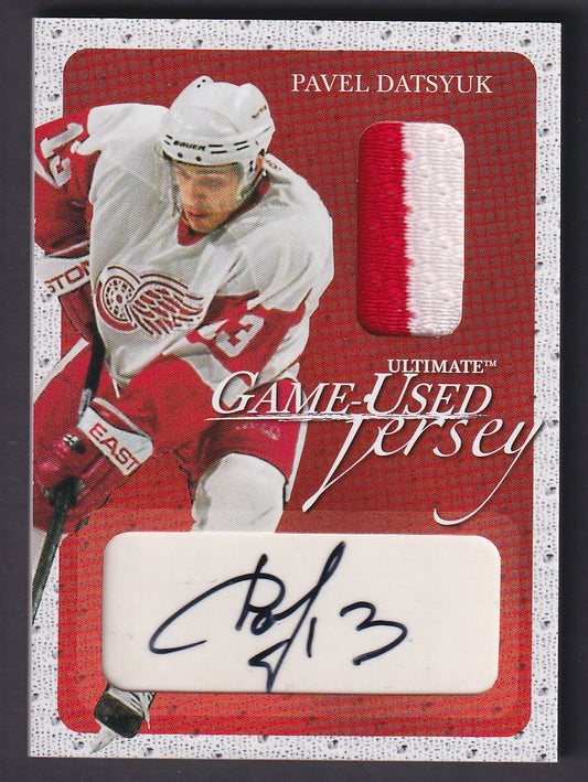 PAVEL DATSYUK - 2004 ITG In the Game Game Used Jsery Auto Patch #136, /30