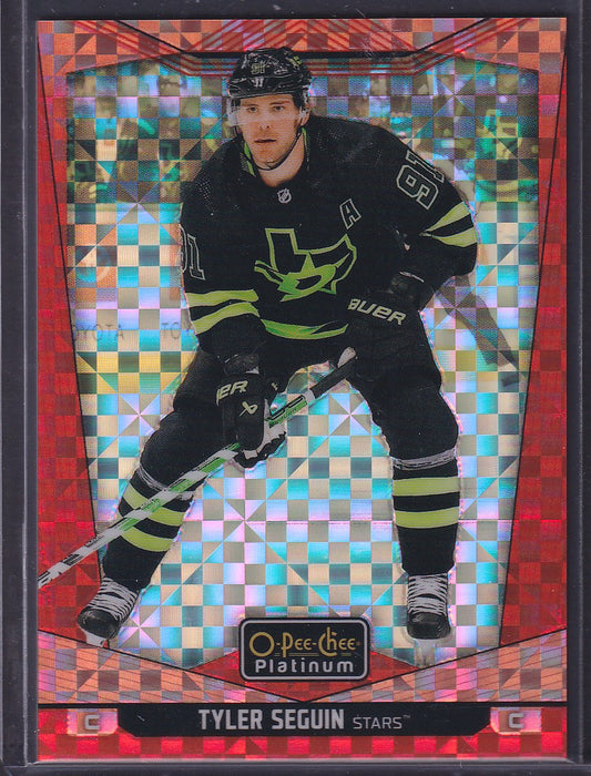 TYLER SEGUIN - 2024 O-Pee-Chee Platinum ORANGE CHECKERS #131, /25