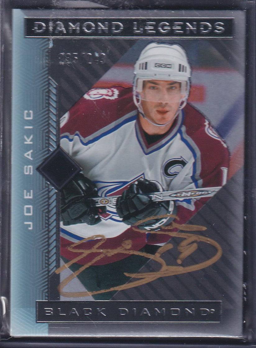 JOE SAKIC - 2021 Black Diamond Legends IN PERSON AUTO #BDL-JS