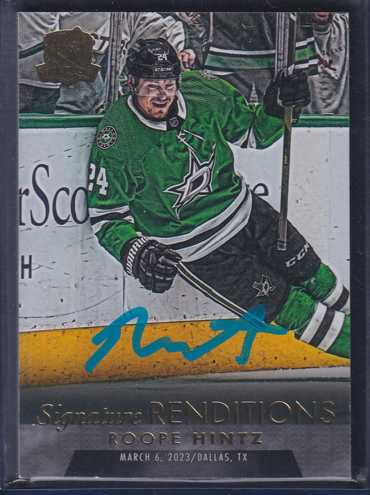 ROOPE HINTZ - 2022 The Cup Signature Renditions Auto #SR-RH