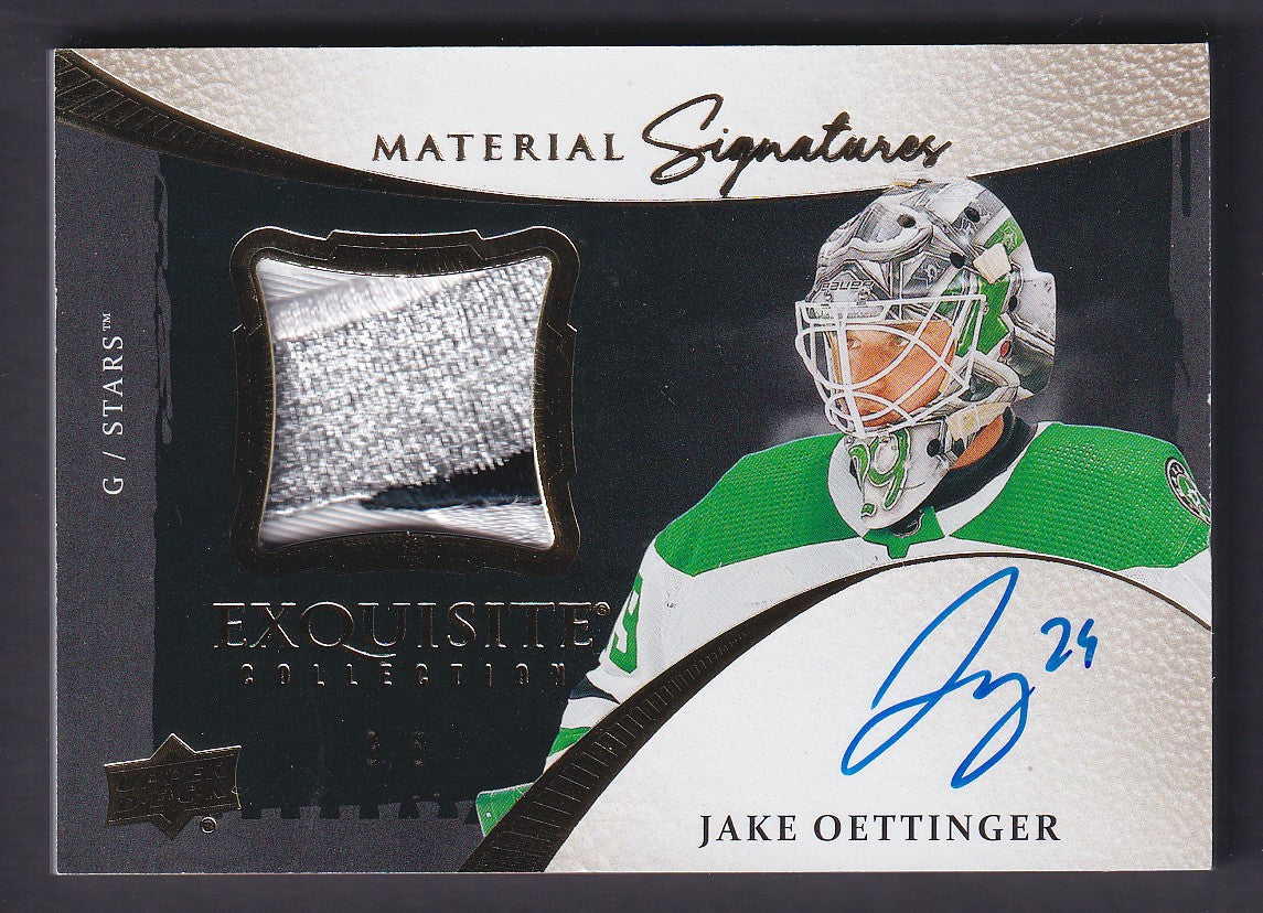 JAKE OETTINGER - 2023 Upper Deck Exquisite Material Signatures #ESM-JO, /5