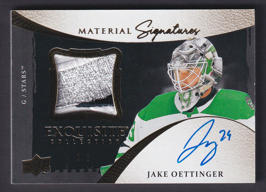 JAKE OETTINGER - 2023 Upper Deck Exquisite Material Signatures #ESM-JO, /5