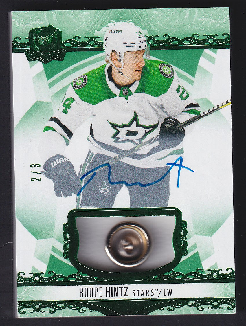 ROOPE HINTZ - 2022 The Cup Auto Button #34, /3
