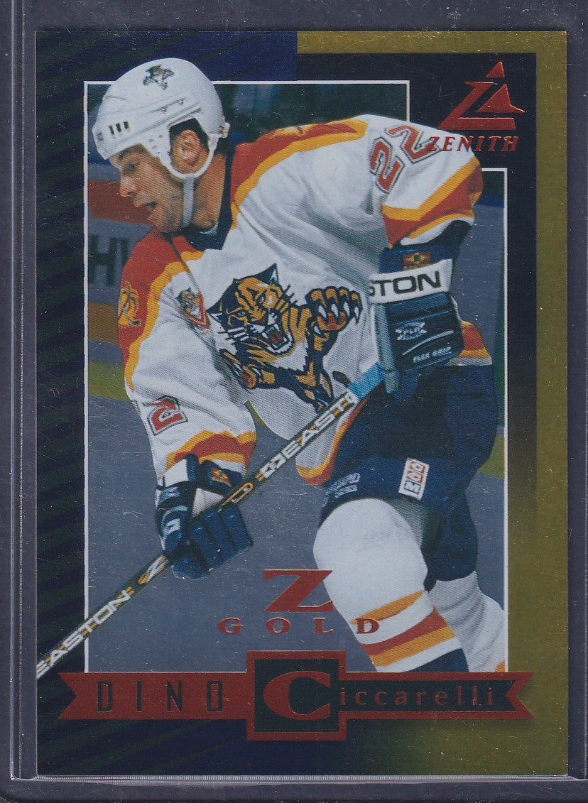 DINO CICCARELLI - 1997 Pinnacle Zenith Z Gold #47, 81/100