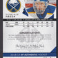 DOMINIK HASEK - 2018 SP Authentic Limited Auto #95, SSP, 1:3614 Rarity