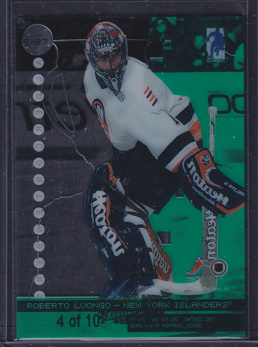 ROBERTO LUONGO - 1999 ITG Calder Contenders Rookie GREEN #C37 /10