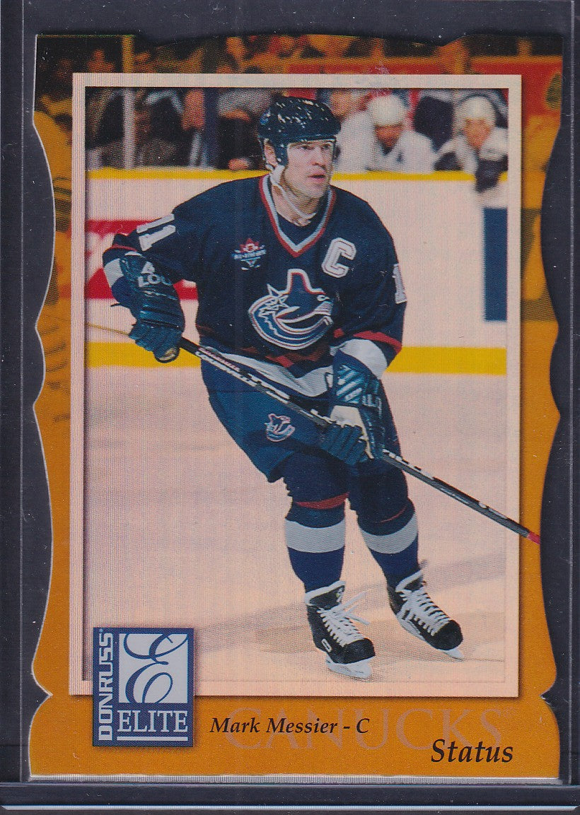 MARK MESSIER - 1997 Donruss Elite Status Die Cut #5, /100