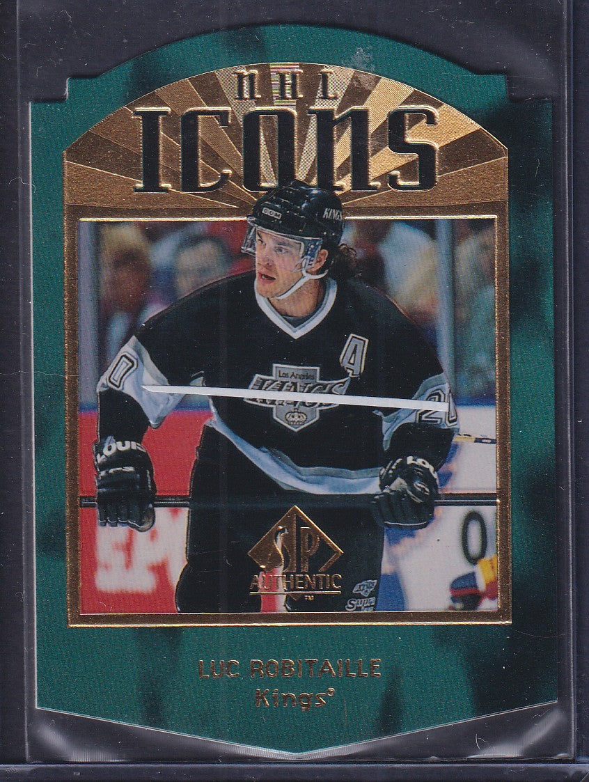 LUC ROBITAILLE - 1997 SP Authentic NHL Icons Die Cut #118, /100