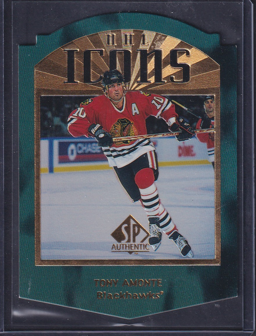 TONY AMONTE - 1997 SP Authentic NHL Icons Die Cut #129, /100