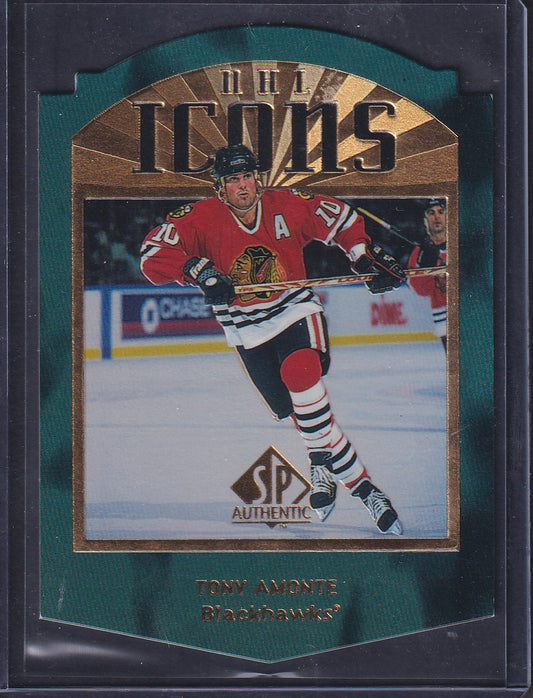 TONY AMONTE - 1997 SP Authentic NHL Icons Die Cut #129, /100