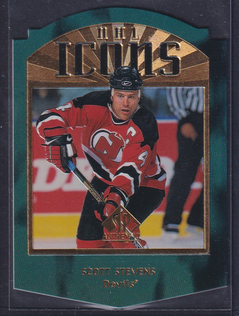 SCOTT STEVENS - 1997 SP Authentic NHL Icons Die Cut #135, /100