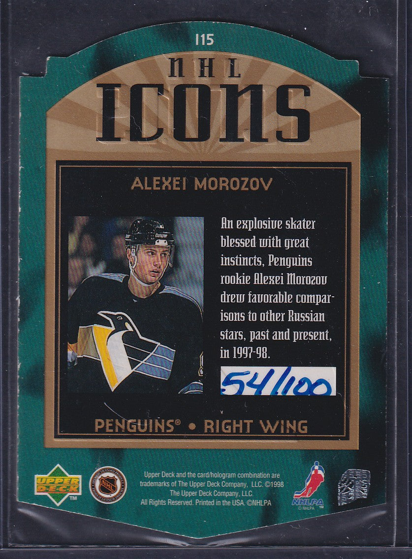 ALEXEI MOROZOV - 1997 SP Authentic NHL Icons Die Cut #115, /100