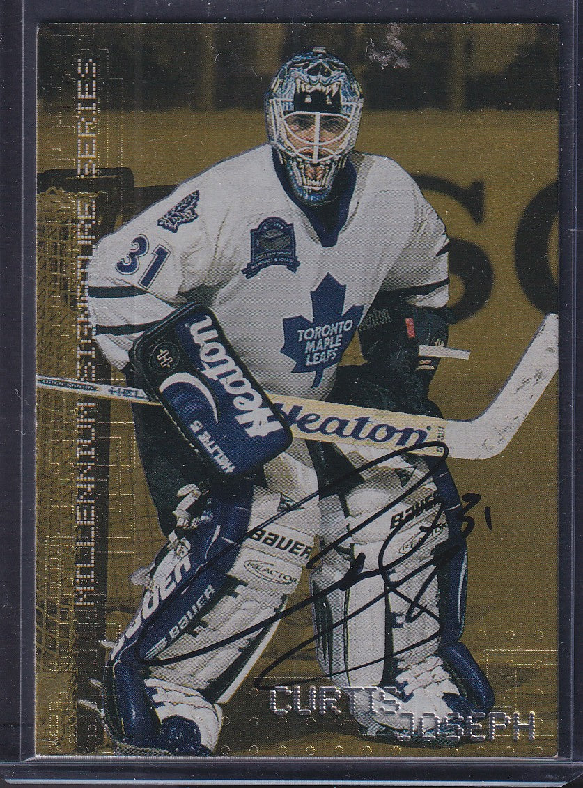 CURTIS JOSEPH - 1999 ITG BAP Millennium Signature Series Auto #227, /50