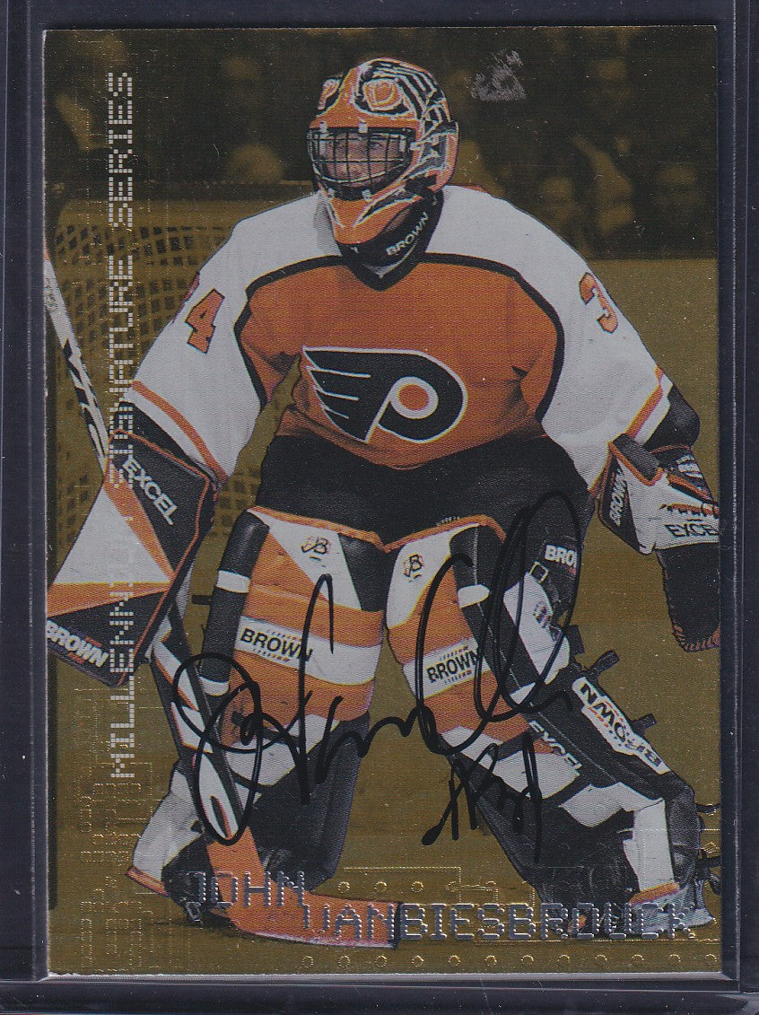 JOHN VANBIESBROUCK - 1999 ITG BAP Millennium Signature Series Auto #185, /50