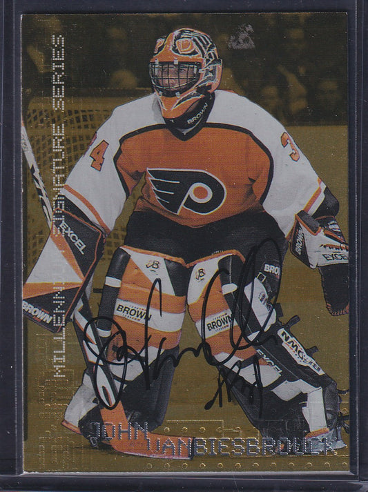 JOHN VANBIESBROUCK - 1999 ITG BAP Millennium Signature Series Auto #185, /50