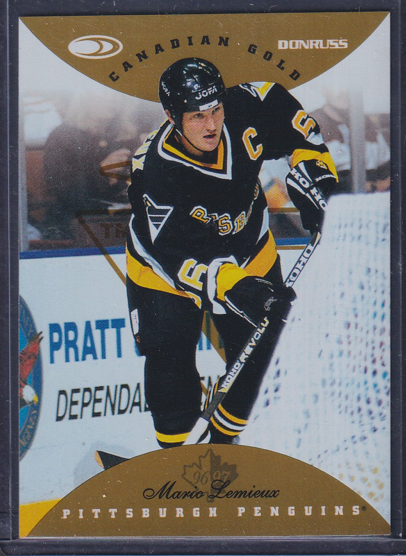 MARIO LEMIEUX - 1996 Donruss Canadian Ice GOLD Press Proof #31, /150