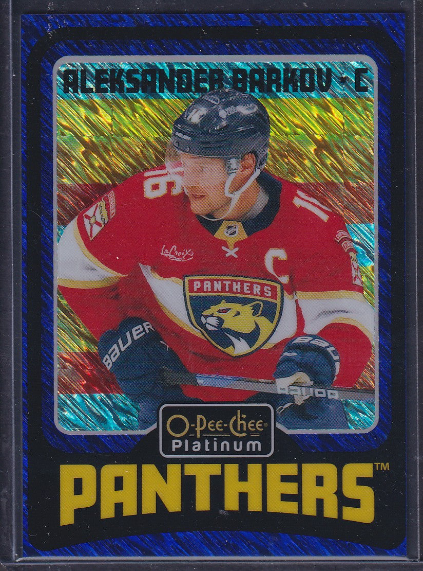 ALEKSANDER BARKOV - 2024 O-Pee-Chee Platinum BLUE LUSTER #R31, /100