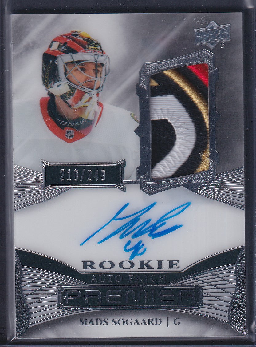 MADS SOGAARD - 2022 Upper Deck Premier Rookie Auto Patch #AR-MS, /249
