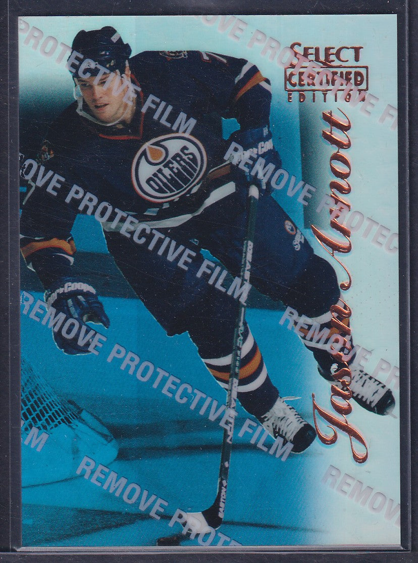JASON ARNOTT - 1996 Pinnacle Select Certified MIRROR BLUE #38