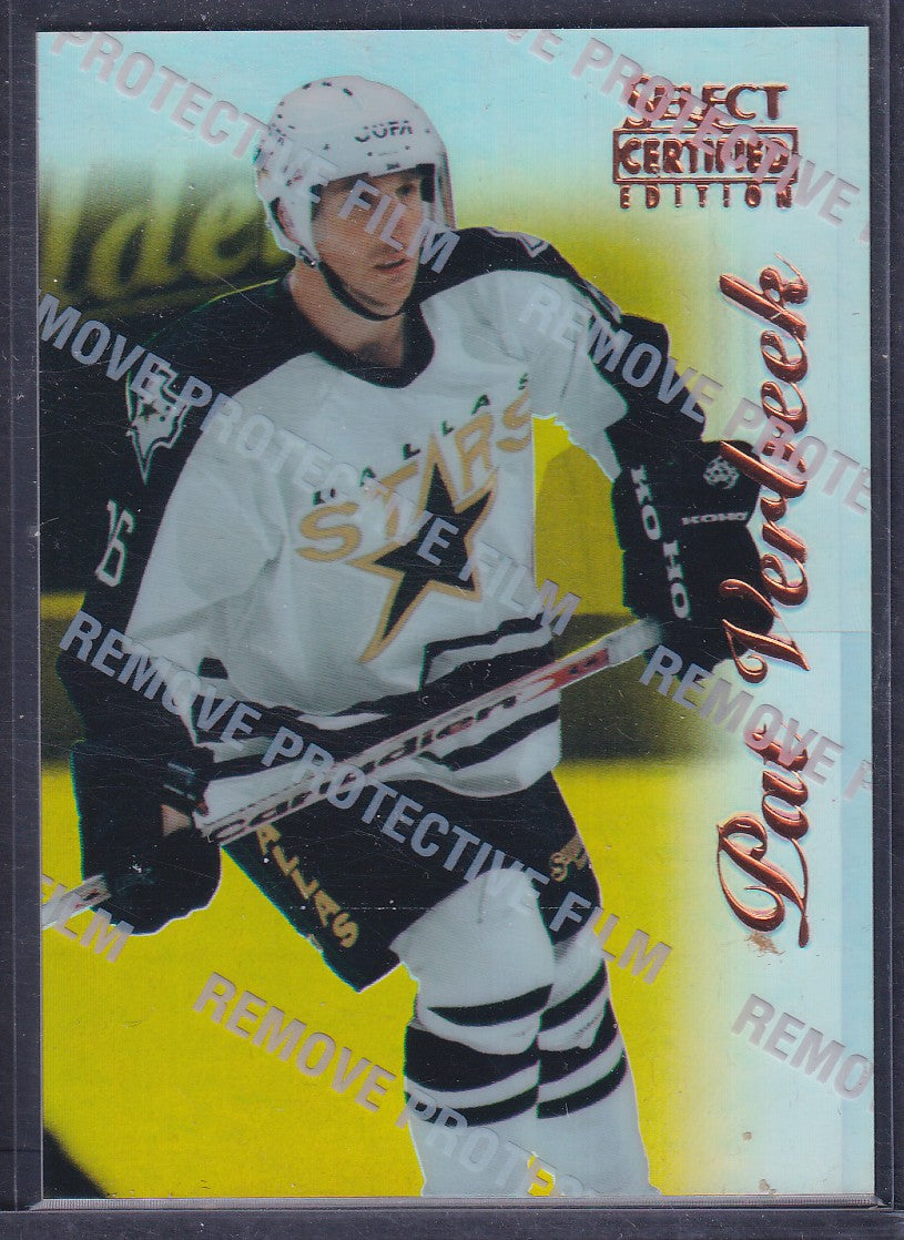 PAT VERBEEK - 1996 Pinnacle Select Certified MIRROR GOLD #49
