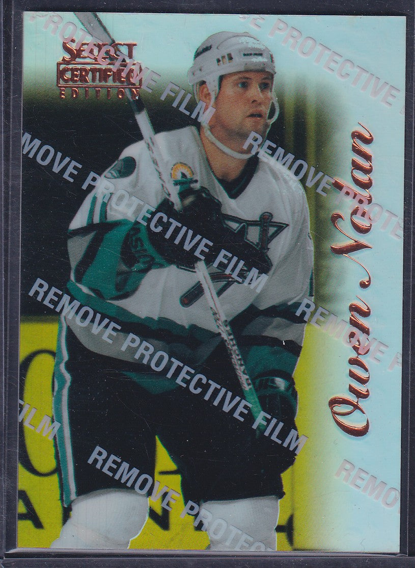 OWEN NOLAN - 1996 Pinnacle Select Certified MIRROR GOLD #56