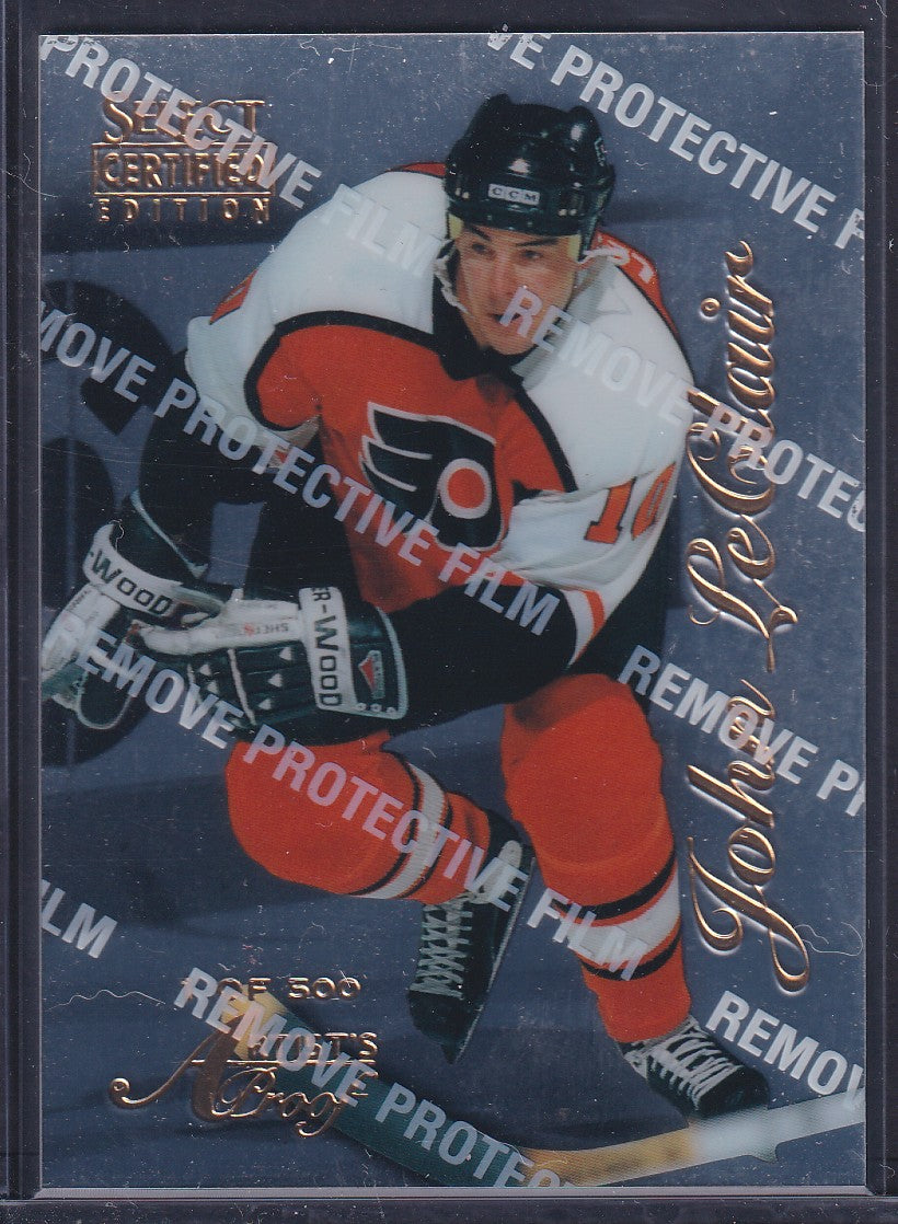 JOHN LECLAIR - 1996 Pinnacle Select Certified ARTIST'S PROOF #33