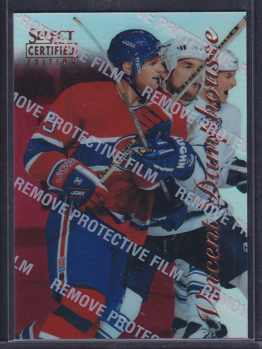 VINCENT DAMPHOUSSE - 1996 Pinnacle Select Certified MIRROR RED #37