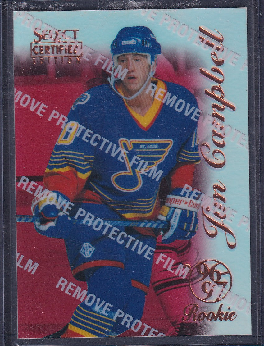 JIM CAMPBELL - 1996 Pinnacle Select Certified MIRROR RED #106