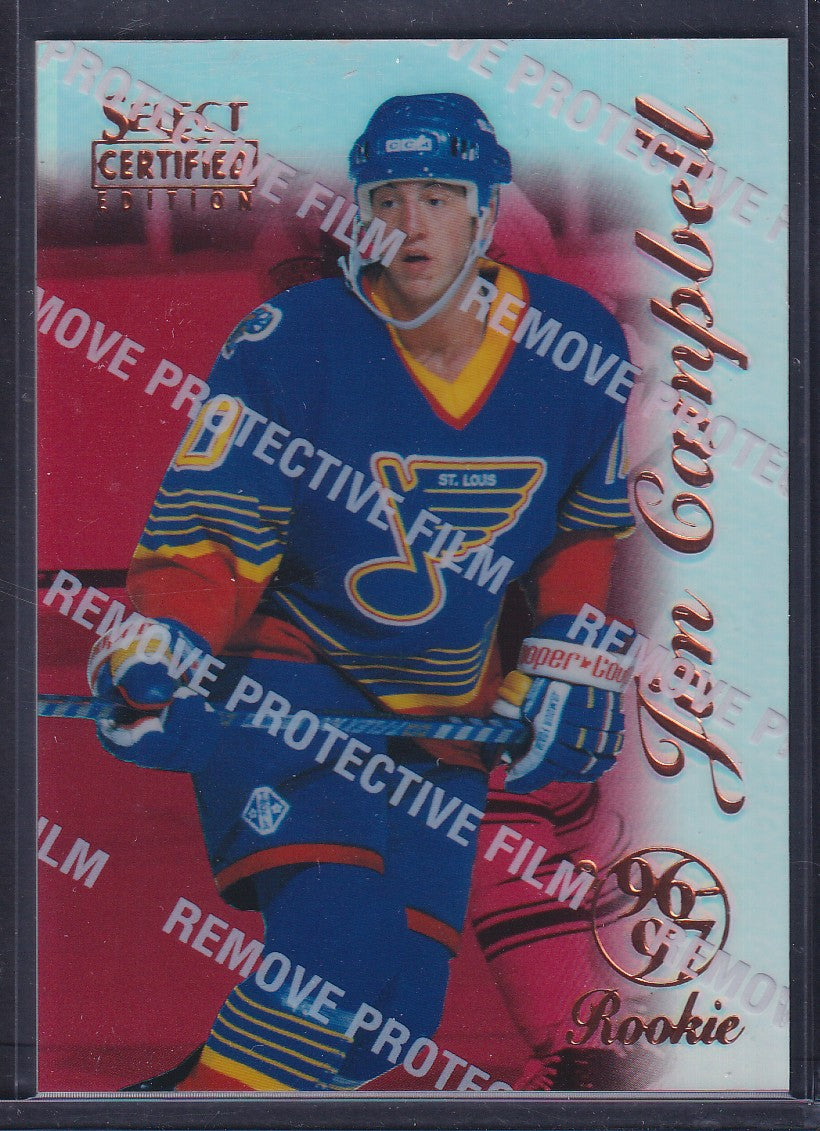 JIM CAMPBELL - 1996 Pinnacle Select Certified MIRROR RED #106