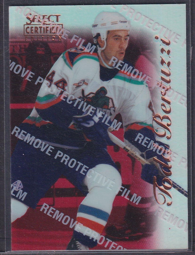TODD BERTUZZI - 1996 Pinnacle Select Certified MIRROR RED #80