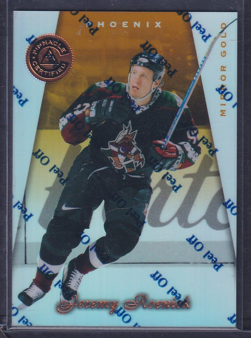JEREMY ROENICK - 1997 Pinnacle Certified MIRROR GOLD #65