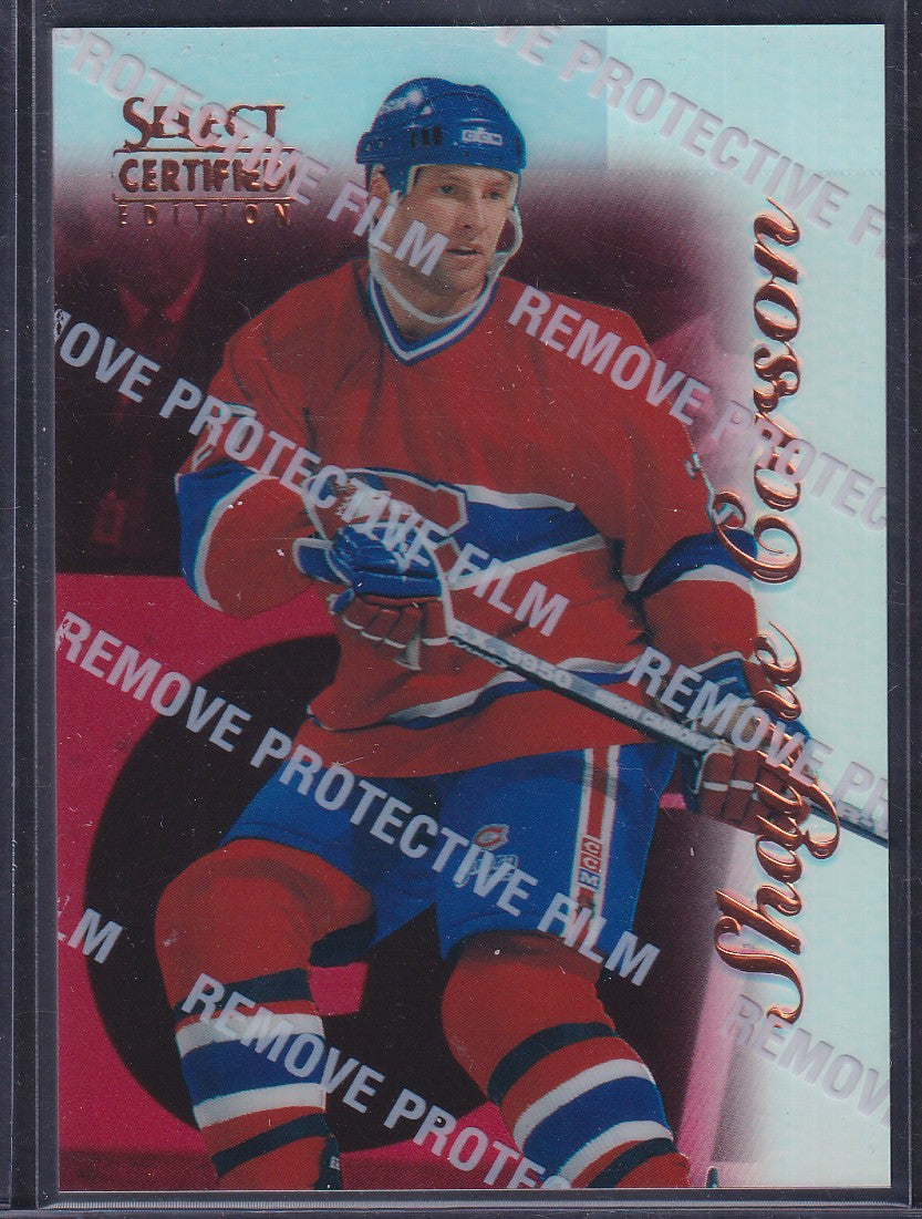 SHAYNE CORSON - 1996 Pinnacle Select Certified MIRROR RED #73