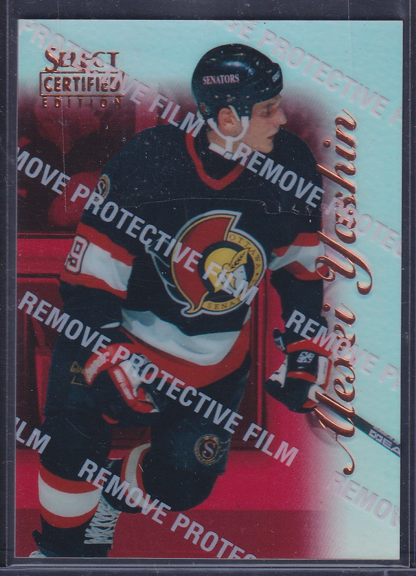 ALEXEI YASHIN - 1996 Pinnacle Select Certified MIRROR RED #83