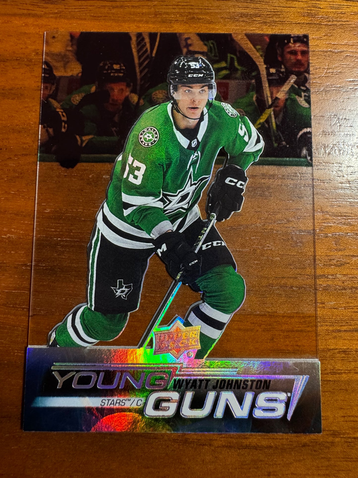 WYATT JOHNSTON - 2022 Upper Deck Young Guns ACETATE #459