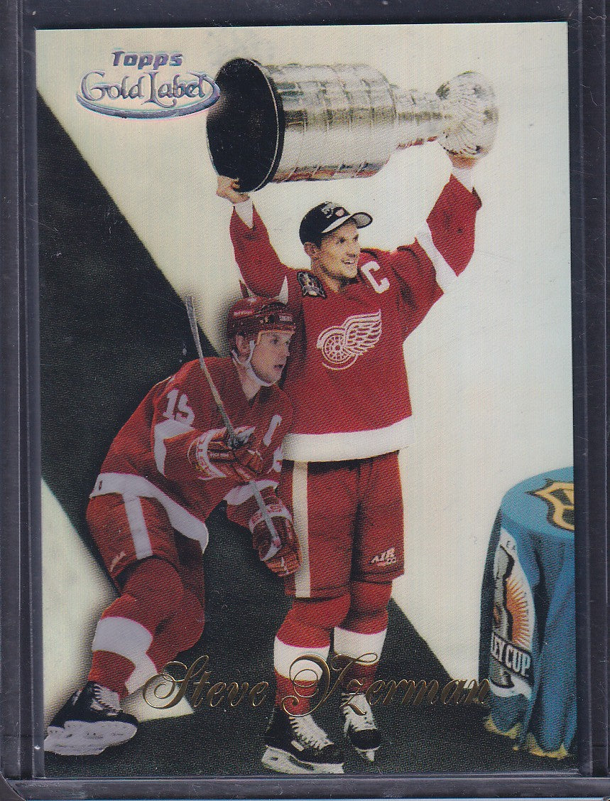 STEVE YZERMAN - 1998 Topps Gold Label BLACK Class 3 #31