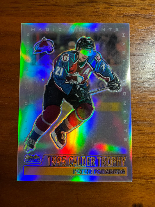 PETER FORSBERG - 1999 O-Pee-Chee Chrome Magic Moments REFRACTOR #277