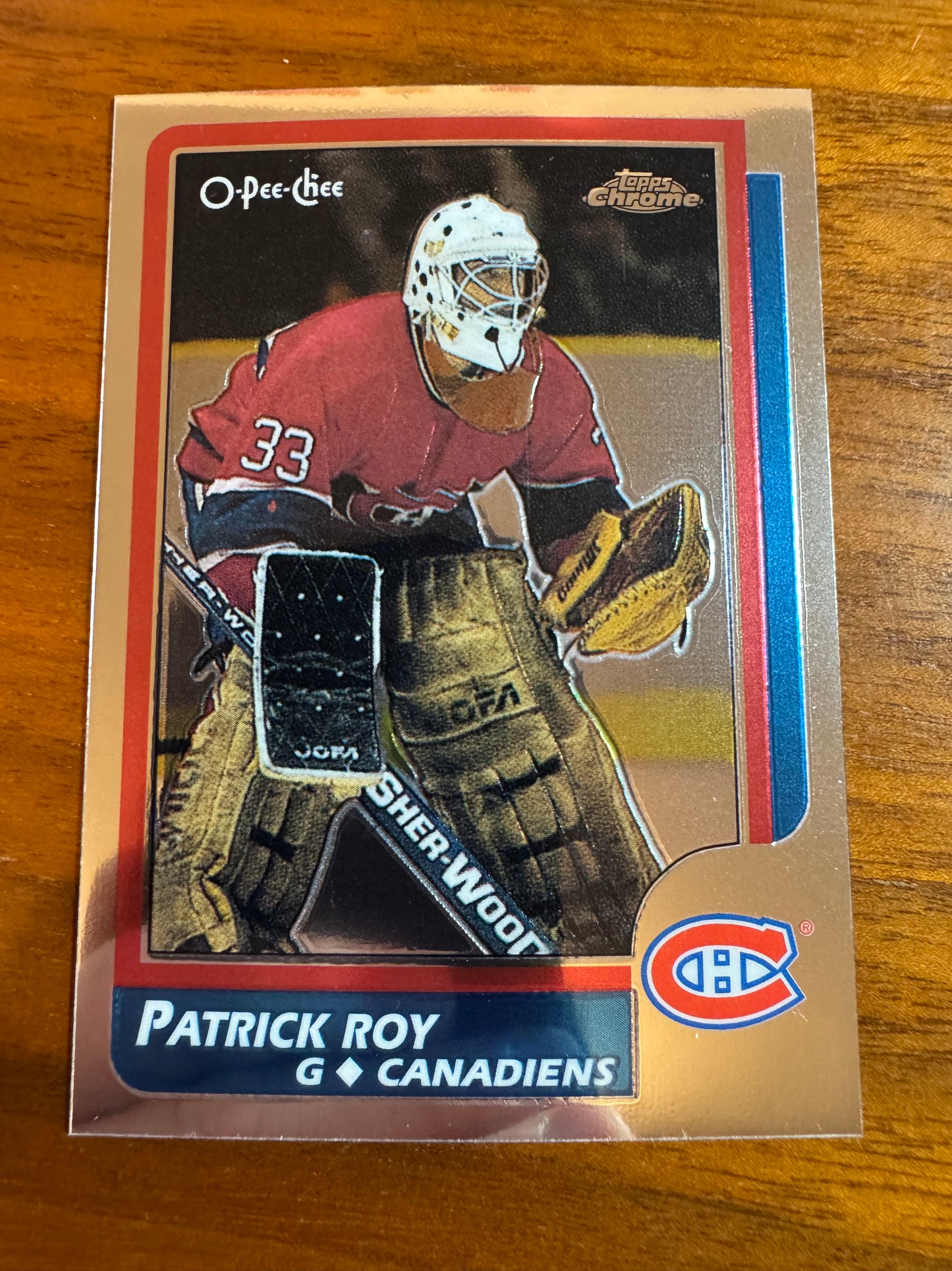 PATRICK ROY - 2002 Topps Chrome O-Pee-Chee Rookie Reprint #15