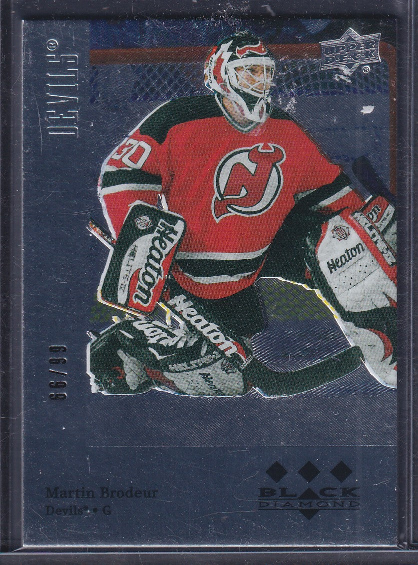 MARTIN BRODEUR - 2019 Upper Deck Black Diamond #BDT-MB, /99