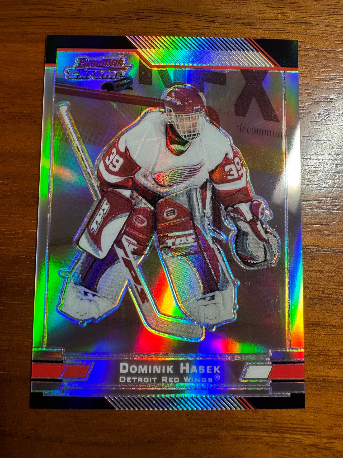 DOMINIK HASEK - 2003 Bowman Chrome REFRACTOR #39, /300