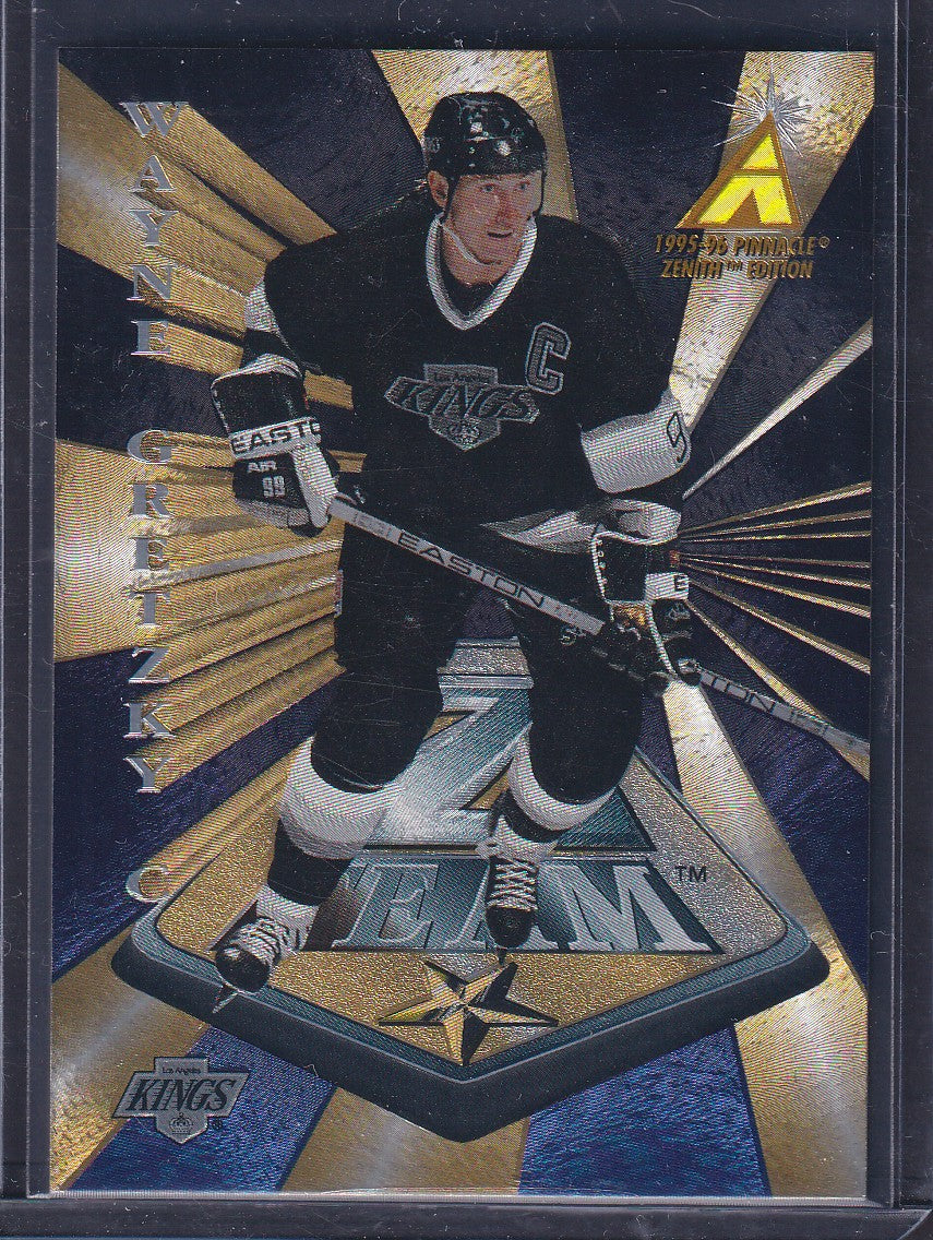 WAYNE GRETZKY - 1995 Pinnacle Zenith Z Team #4