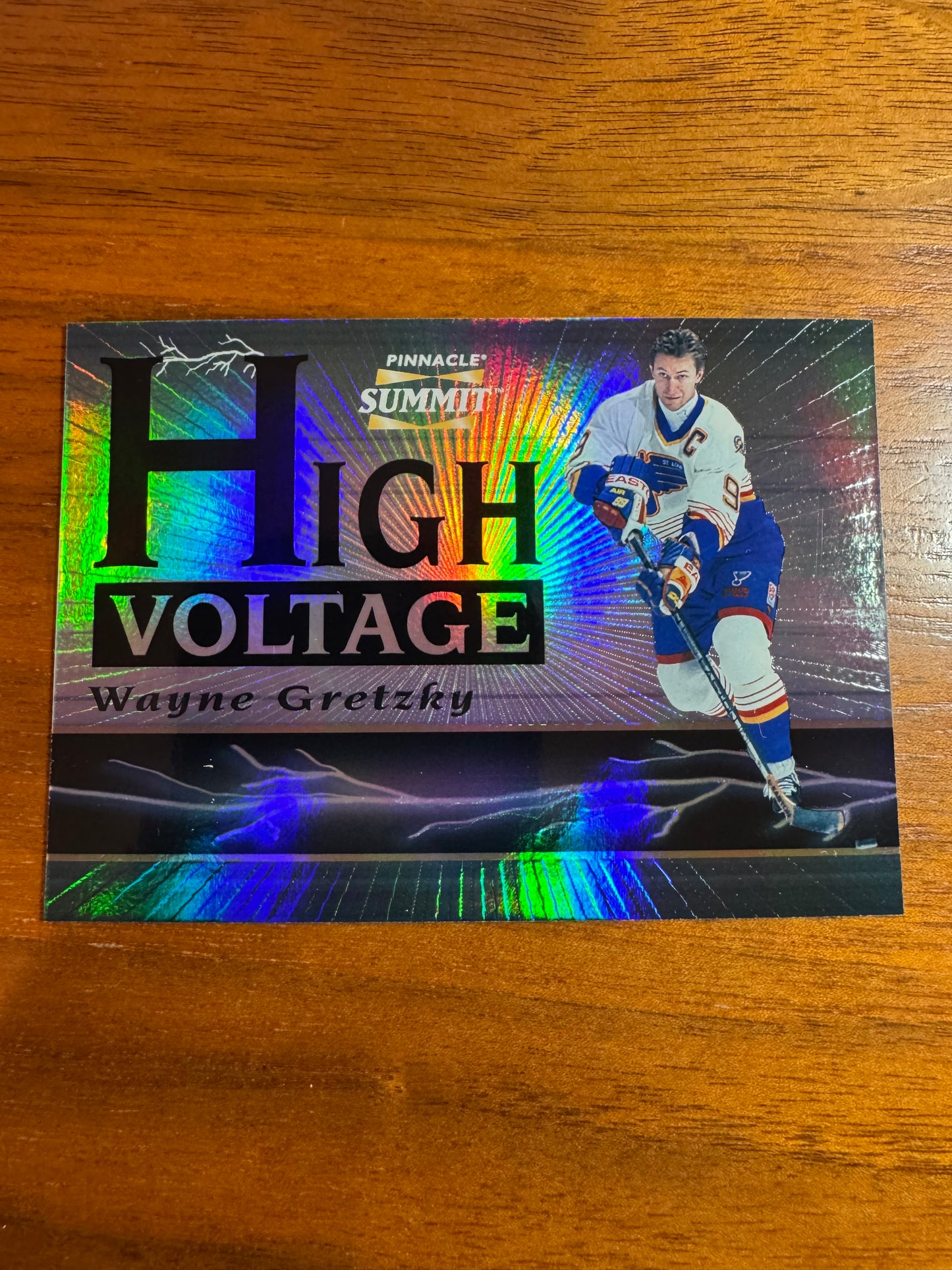 WAYNE GRETZKY - 1996 Pinnacle Summit High Voltage #5, /1500